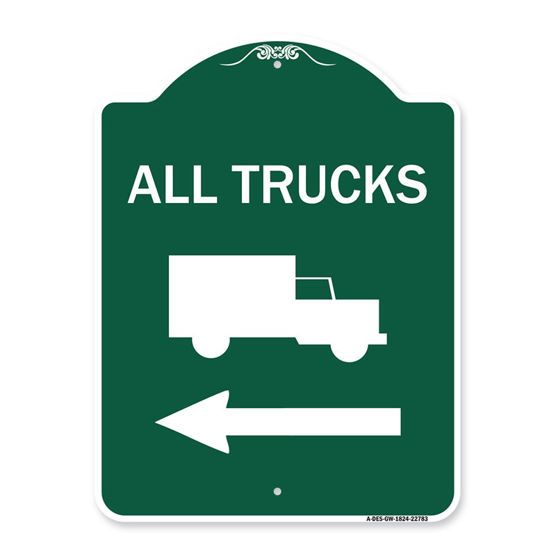 Signmission Designer Series Sign Trucks Sign All Trucks (With Truck